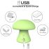 Sex HD Mushroom - rechargeable facial massager (green)