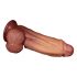 LoveToy - Dual-Layer Realistic Dildo - 26cm (Natural) 