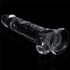 Lovetoy Flawless Clear - Suction Cup Dildo with Balls - 19cm (Transparent) 