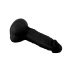 Mr. Rude - Suction Cup Realistic Dildo - 7.5 inches (Black) 