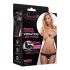 Lacy Secrets - Radio-Controlled Clitoral Vibrator with Thong - Black (S-L) 