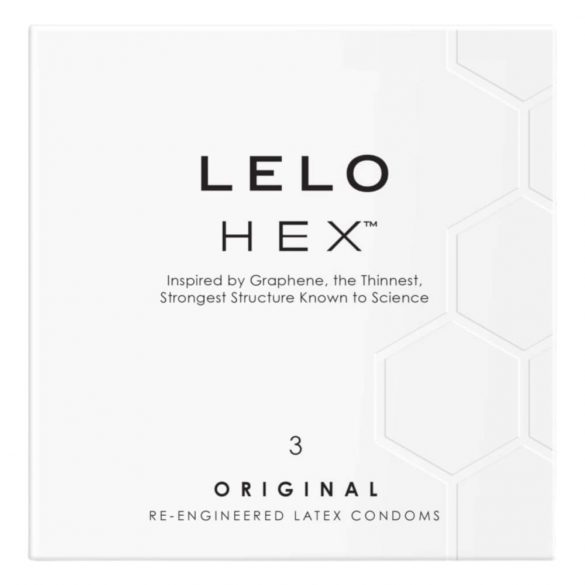 LELO Hex Original - luxury condoms (3 pack) 