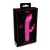 Royal Gems Dazzling - Rechargeable, waterproof bunny G-spot vibrator with tickle lever (pink)