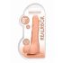 RealRock Dong 8 - Realistic Dildo with Testicles (8 Inches) - Natural 