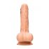 RealRock Dong 8 - Realistic Dildo with Testicles (8 Inches) - Natural 