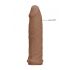 RealRock Penis Sleeve 6 - Dark Natural (17cm) 