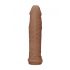 RealRock Penis Sleeve 6 - Dark Natural (17cm) 