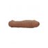 RealRock Penis Sleeve 6 - Dark Natural (17cm) 