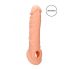 RealRock Penis Sleeve 8-inch - Natural 