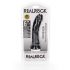 RealRock Suction Cup Realistic Dildo - 6.1 Inches (Black) 