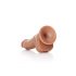 RealRock Suction Cup Dildo - 6.1" (Dark Natural) 