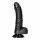 RealRock Suction Cup Realistic Dildo with Balls - 6.1in (Black) 