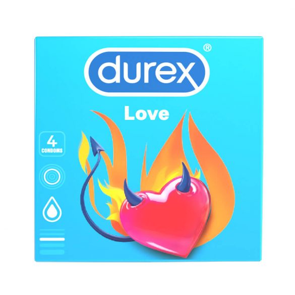 Durex Love Condoms - Easy-on (4 pack) 