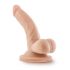 Dr. Skin 4 - clamp-on testicle dildo - natural (12cm)