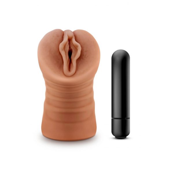 M For Men Sofia - Vibrating Masturbator (Natural) 