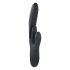 Playboy Rapid Rabbit - Rechargeable Rabbit Vibrator (Black)