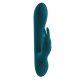 Playboy Rabbit - Rechargeable, Waterproof Clitoral Vibrator (Turquoise) 