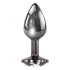 Playboy Tux - Small Anal Dildo (Silver) 