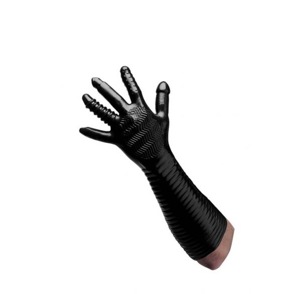 Pleasure Fist - Textured Glove (Black) 