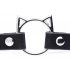 Kinky Kitty Master Series - Cat Head Collar (Black) 