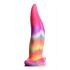 Rainbow Glow Silicone Dildo - 21cm 