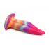 Rainbow Glow Silicone Dildo - 21cm 