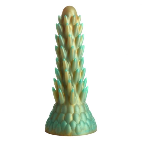 Stegosaurus Spiked Silicone Dildo - 20cm (Green) 