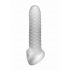 Fat Boy Checker Box - Penis Sleeve (17cm) - Milky White 