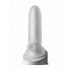 Fat Boy Micro Ribbed - Penis Sleeve (15cm) - Milky White 