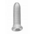 Fat Boy Micro Ribbed - Penis Sleeve (15cm) - Milky White 