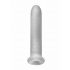 Fat Boy Micro Ribbed - Penis Sleeve (19cm) - Milky White 