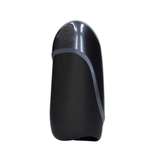 Loveline - Rechargeable, Waterproof Vibrating Masturbator (Black) 