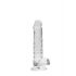 REALROCK - Transparent Lifelike Dildo - Clear (17cm) 