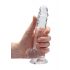 REALROCK - Transparent Lifelike Dildo - Clear (17cm) 