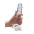 REALROCK Transparent Realistic Dildo - Clear (22cm) 