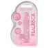 Transparent Realistic Dildo - Pink (6 inches) 