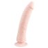 Easytoys - Suction Cup 100% Silicone Dildo (21cm) - Natural 