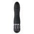 Easytoys Diamond Ribbed Vibrator - Black 