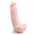 Easytoys - Suction Cup Dildo with Balls (20cm) - Natural 