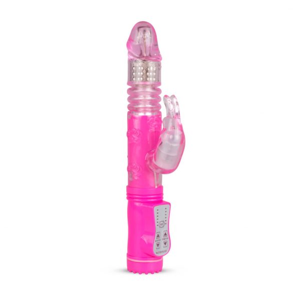 Easytoys Bunny - Thrusting Vibrator (Pink) 