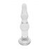 Rimba Dolly - Wavy Glass Anal Dildo (Clear) 