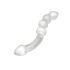 Rimba Dolly - Wavy Glass Anal Dildo (Clear) 