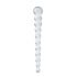 Gildo No. 20 - Beaded Glass Dildo (Transparent) 