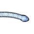 Gildo Glass No. 5 - Spiral Glass Dildo (Clear-Blue) 