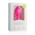 Easytoys Diamond Small - anal dildo (pink-white) 