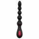 Cheeky Love - Rechargeable Anal Beads Vibrator (Black) 