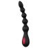 Cheeky Love - Rechargeable Anal Beads Vibrator (Black) 