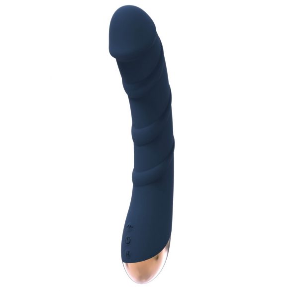 Goddess Atlas - Rechargeable, Waterproof, Warming G-Spot Vibrator (Blue) 