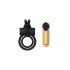 Elite Joel - Rechargeable Vibrating Cock and Ball Ring (Black) 