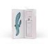 Bloom Violet Rabbit - Rechargeable G-spot Vibrator with Clitoral Arm (Turquoise) 